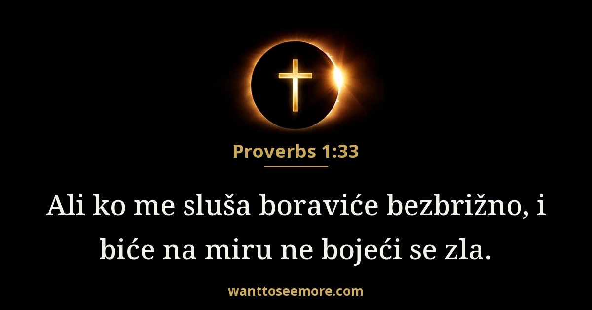 Proverbs 1:33