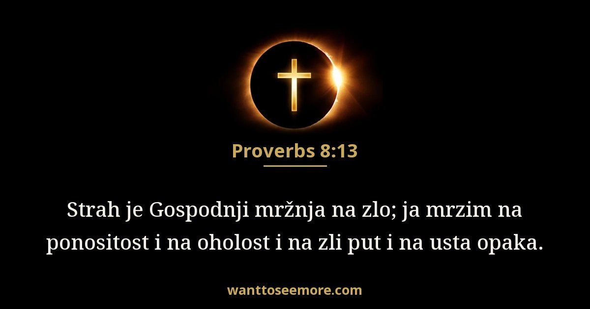 Proverbs 8:13
