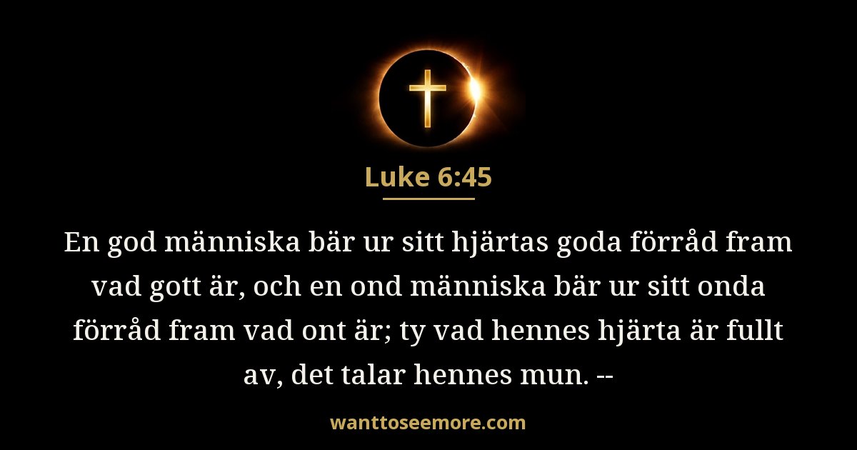 Luke 6:45
