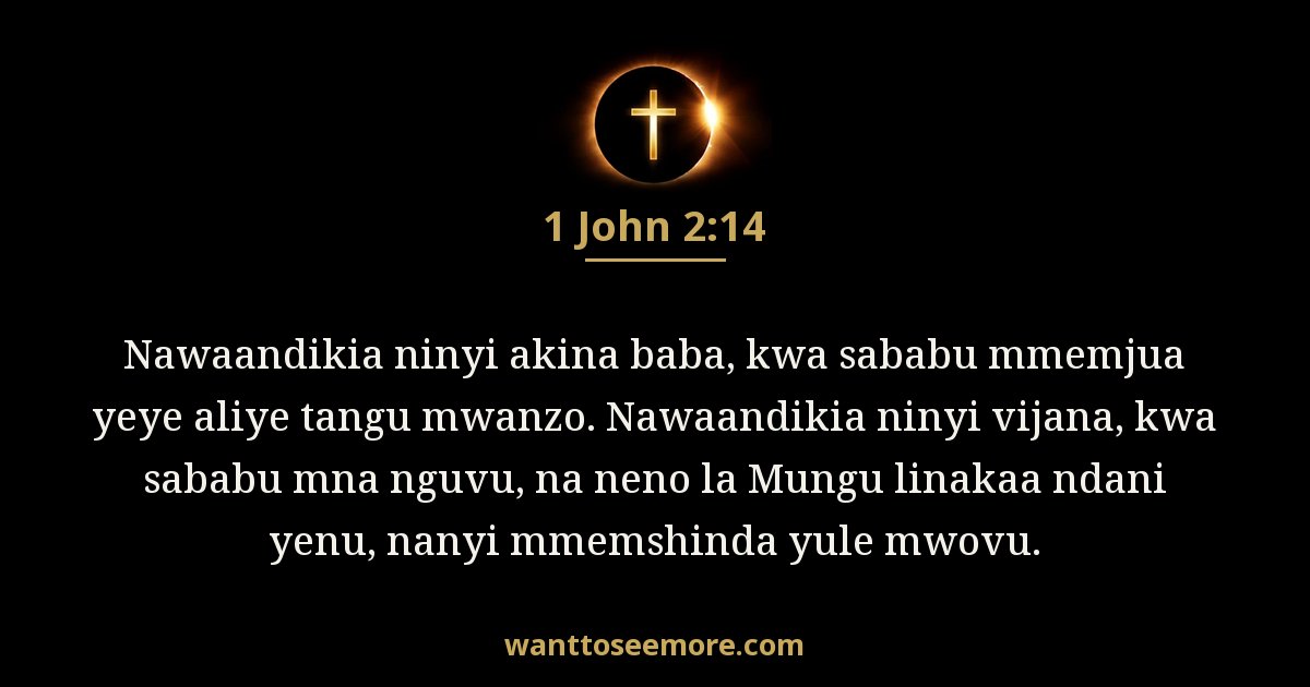 1 John 2:14
