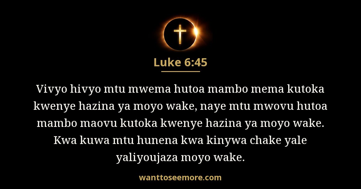 Luka 6:45