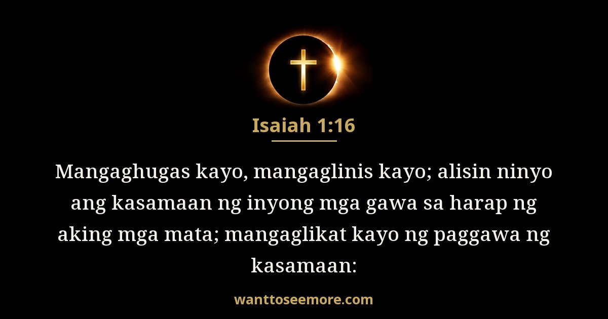 Isaias 1:16