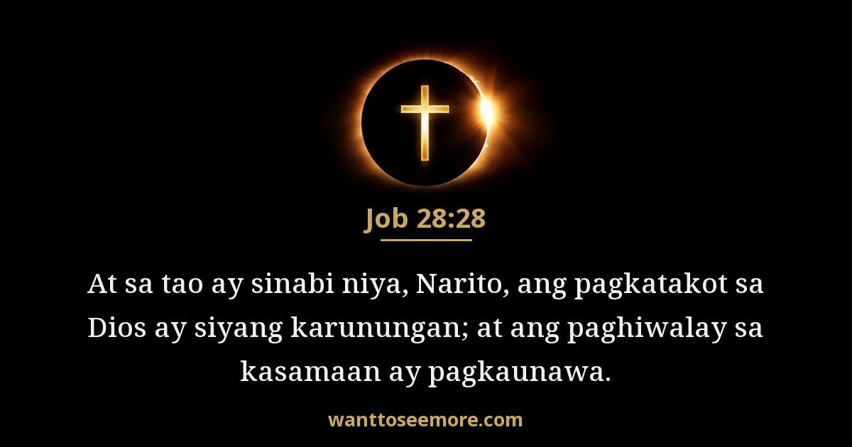 Job 28:28