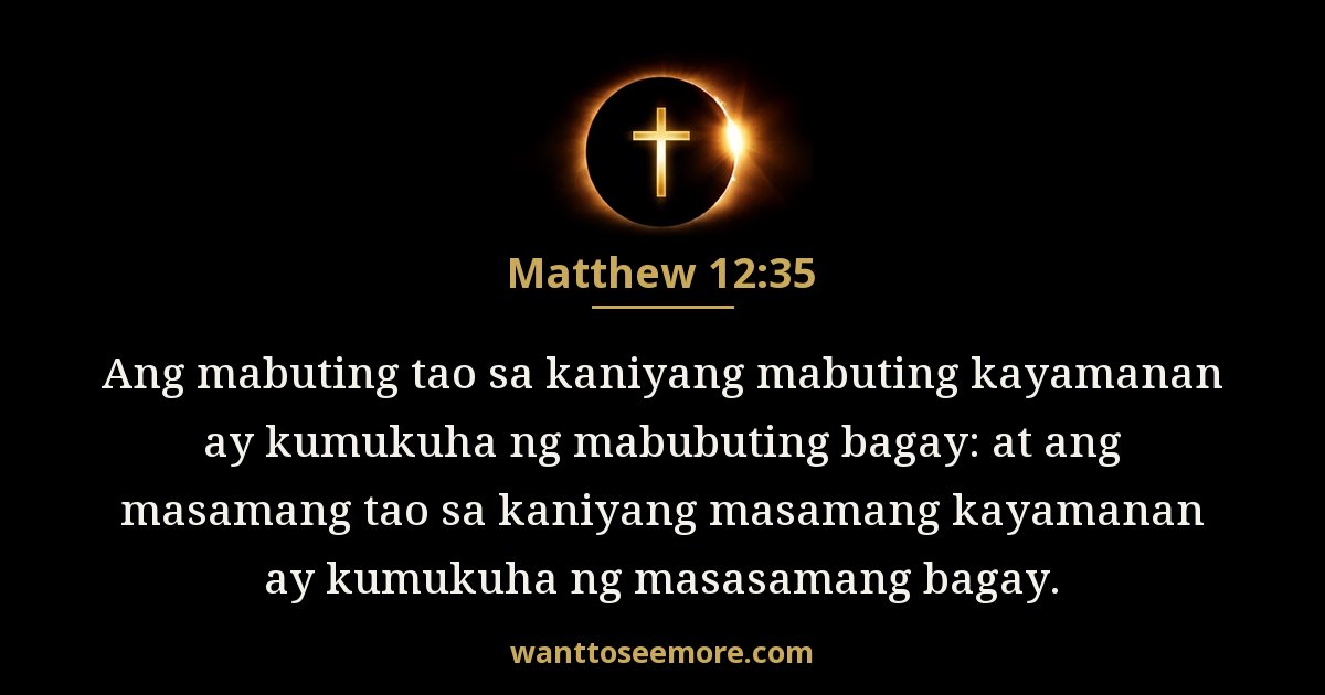 Matthew 12:35