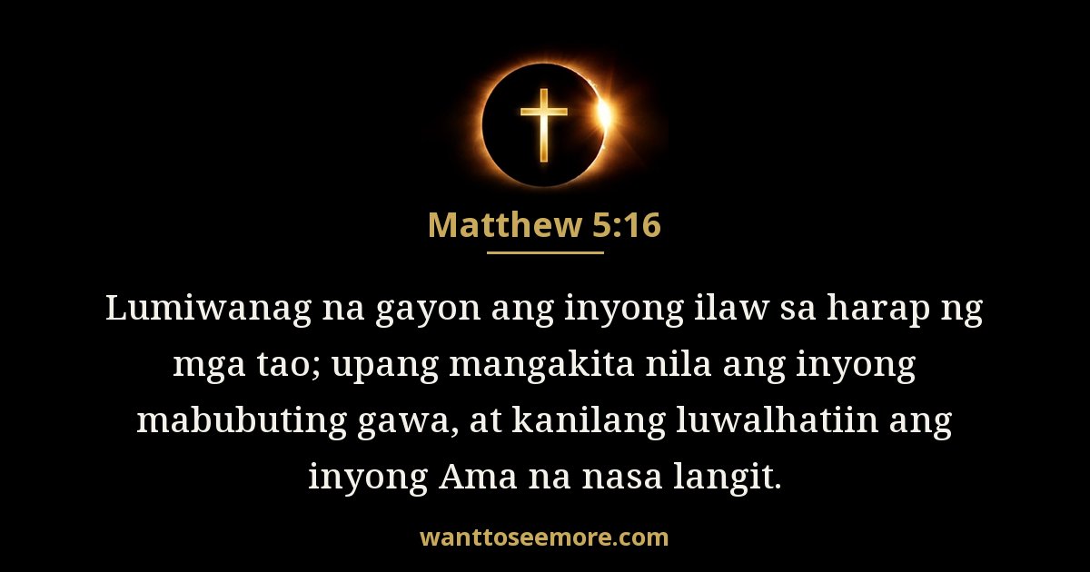 Matthew 5:16