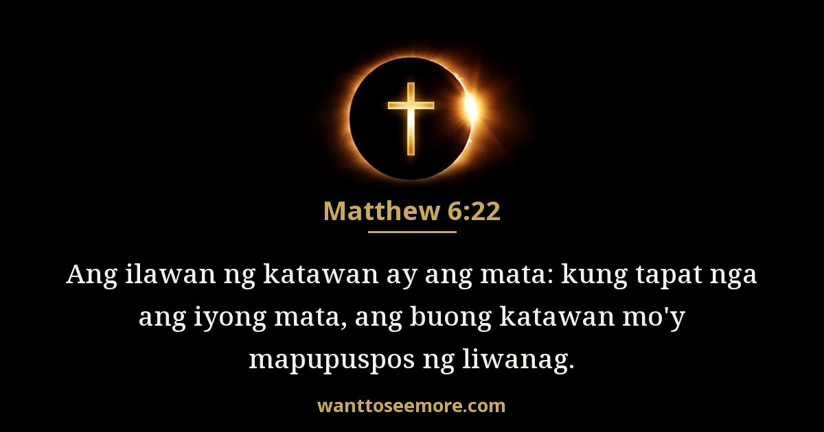 Matthew 6:22
