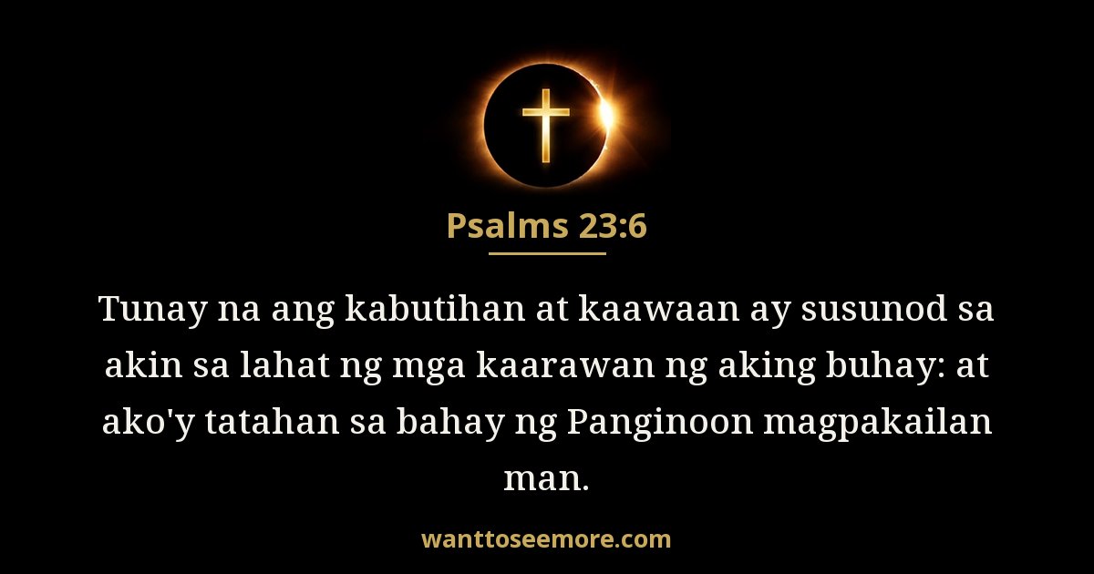 Psalms 23:6