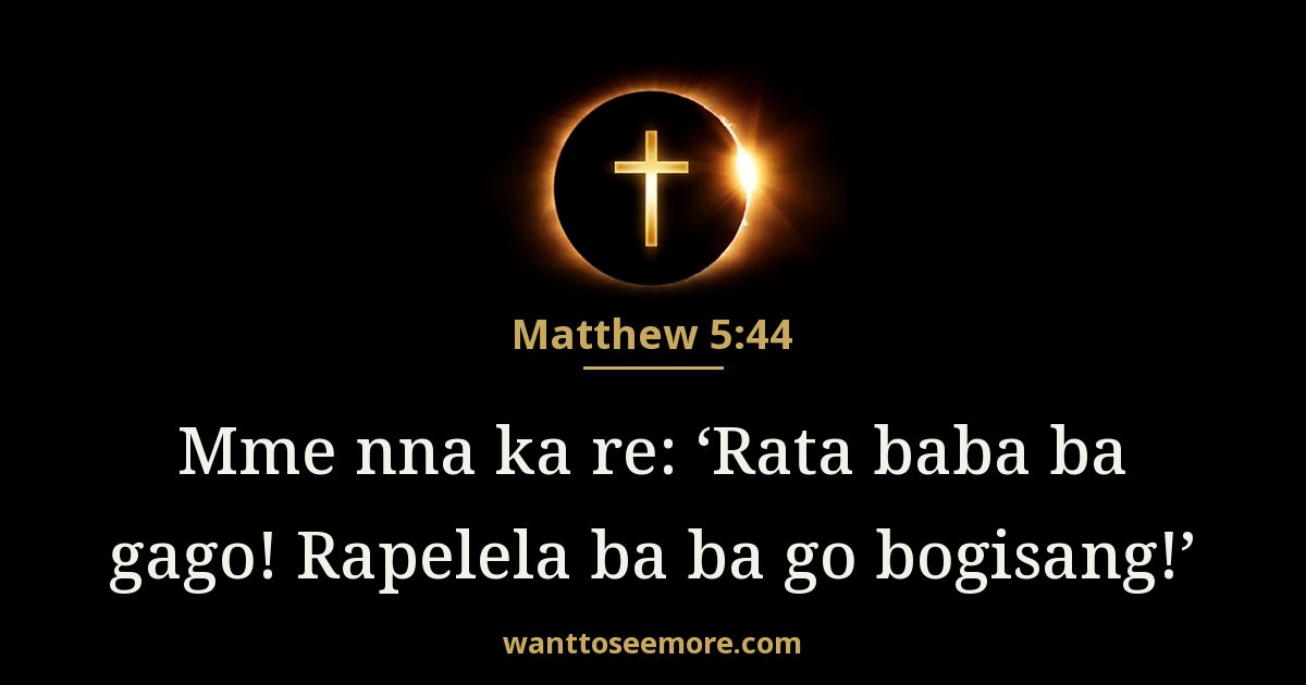Matthew 5:44