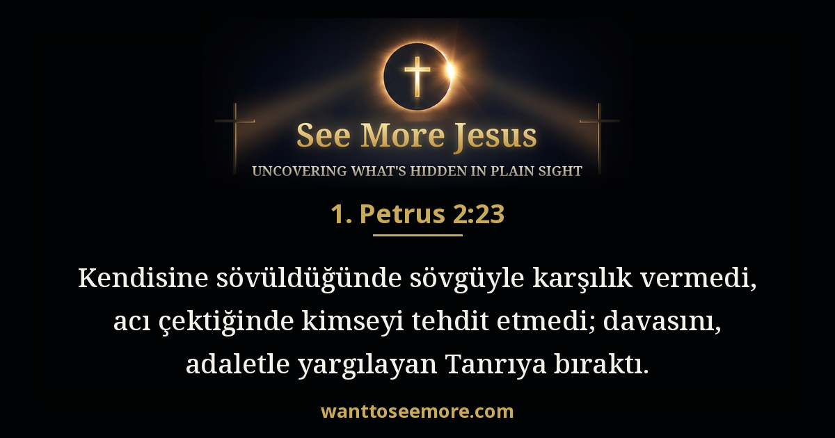 1. Petrus 2:23