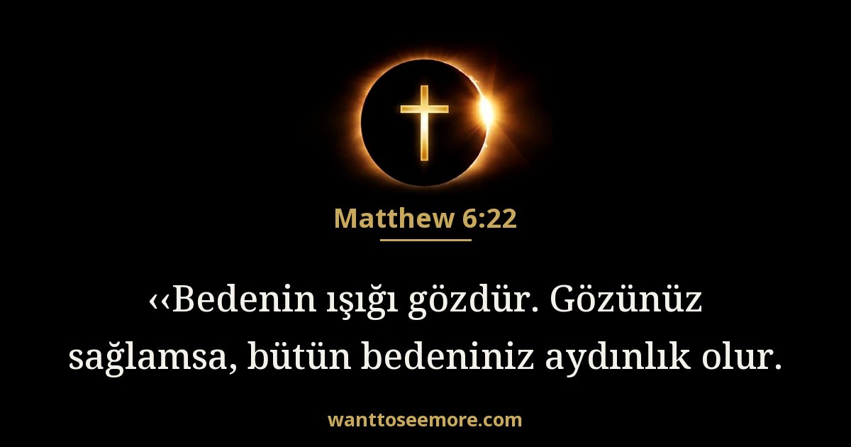 Matthew 6:22