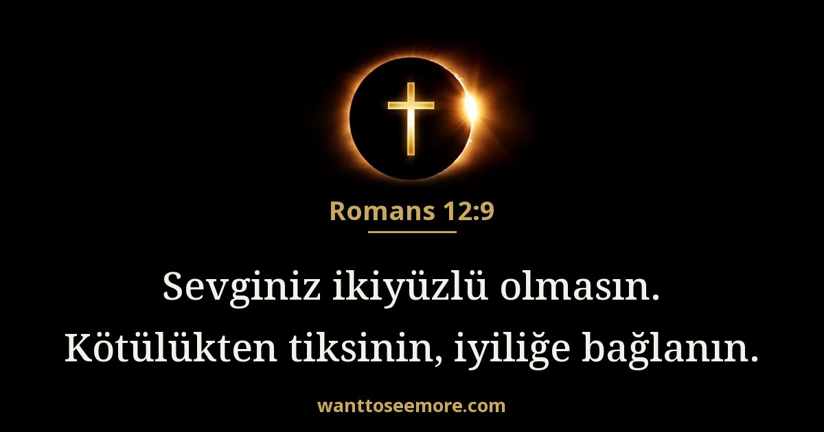 Romans 12:9