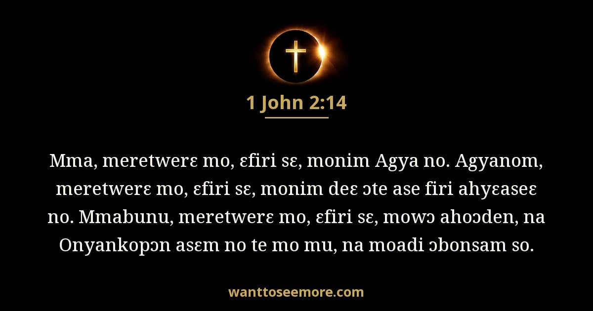 1 John 2:14