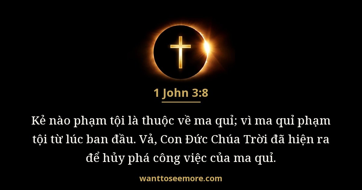 1 Giăng 3:8