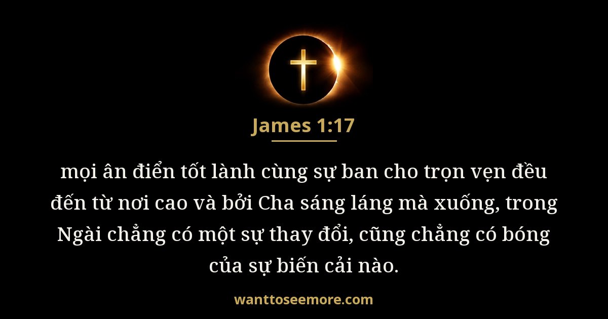 Gia-cơ 1:17