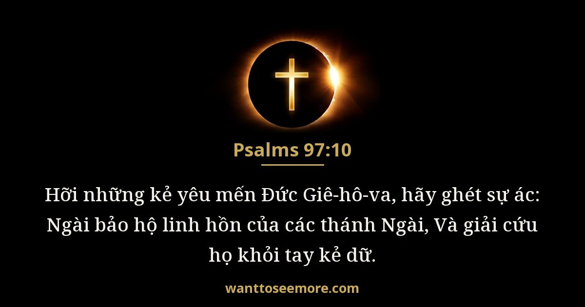 Psalms 97:10