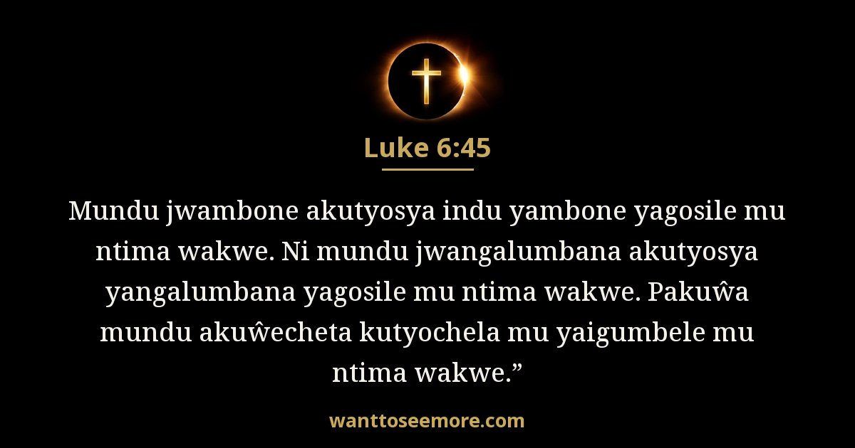 Luke 6:45