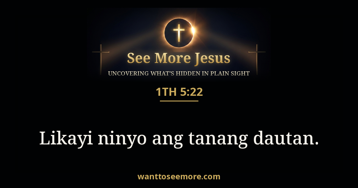 1 Thessalonians 5:22