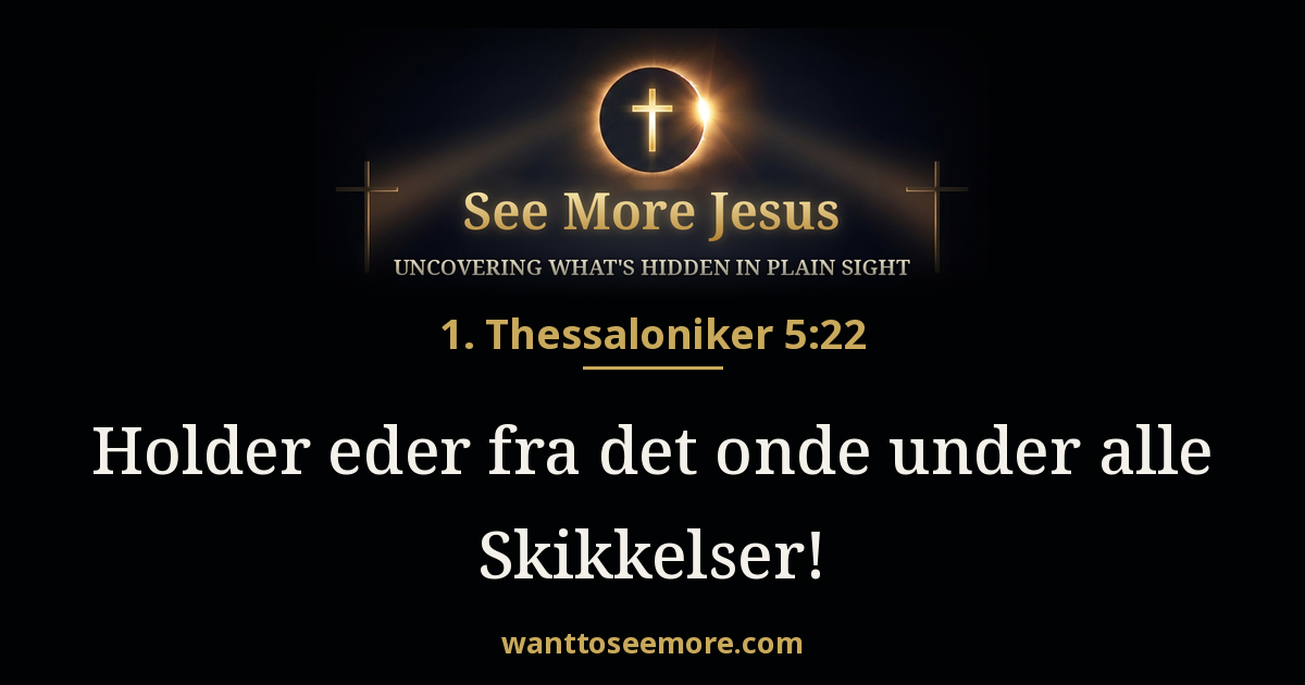 1 Thessalonians 5:22