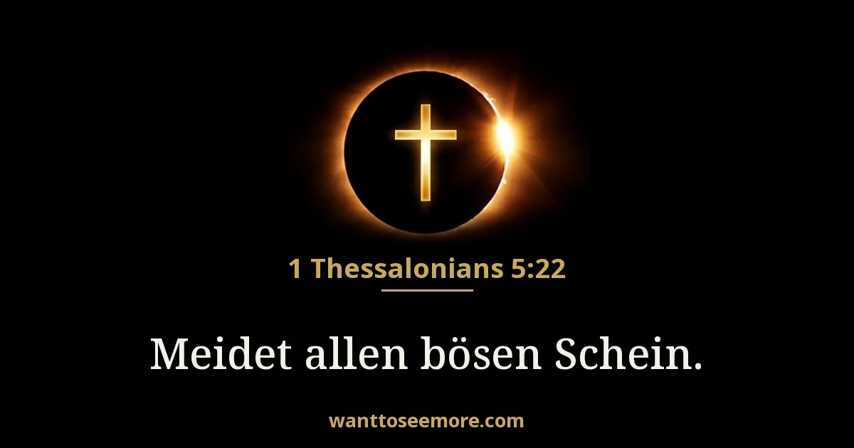 1 Thessalonians 5:22