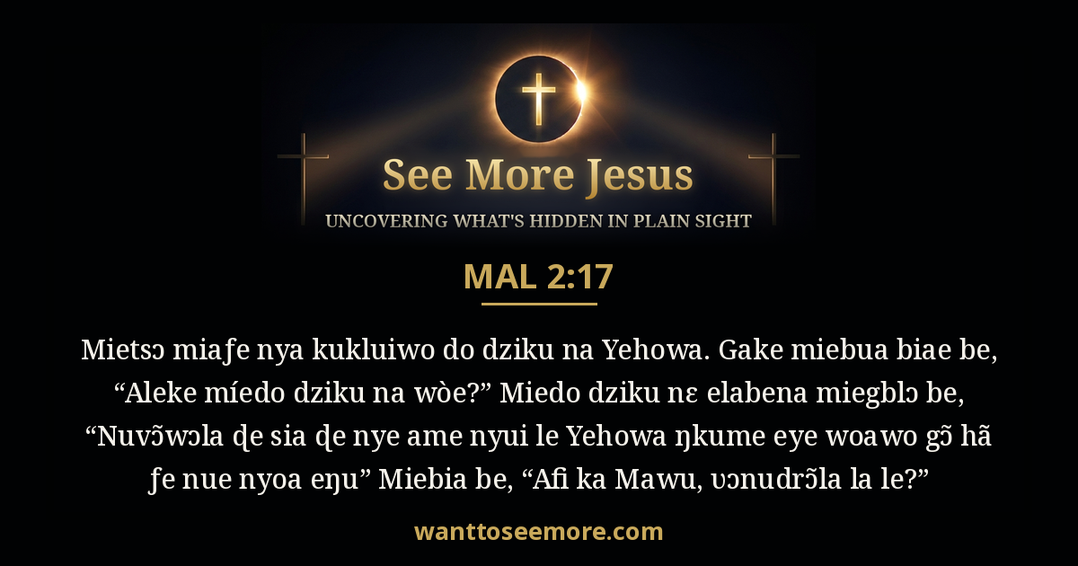 Malachi 2:17