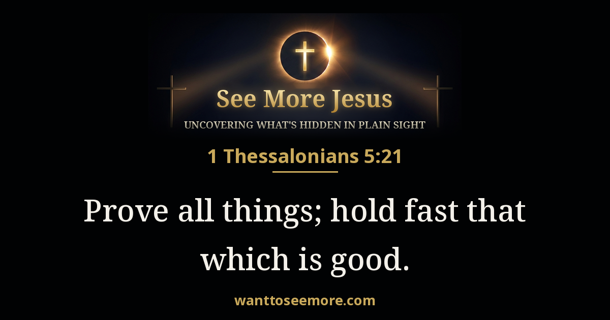 1 Thessalonians 5:21