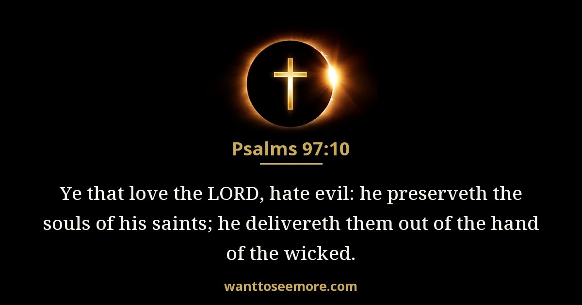 Psalms 97:10