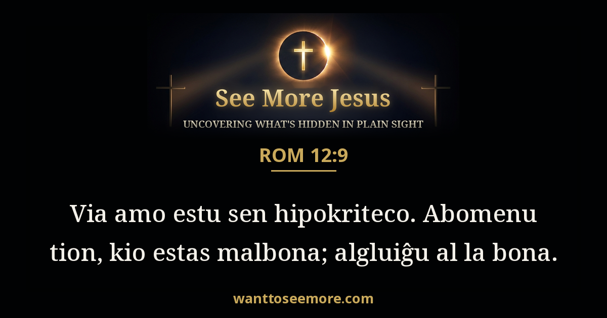 Romans 12:9