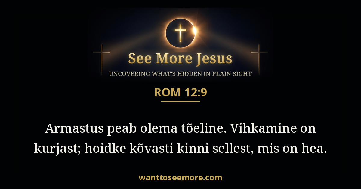Romans 12:9