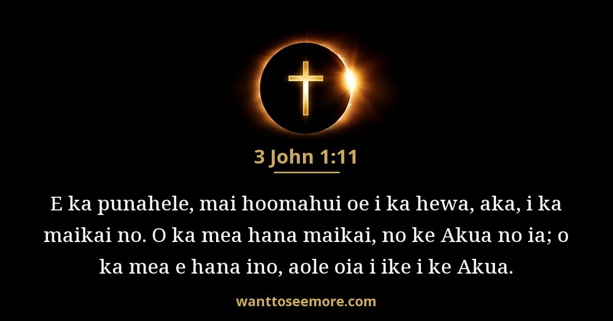 3 John 1:11