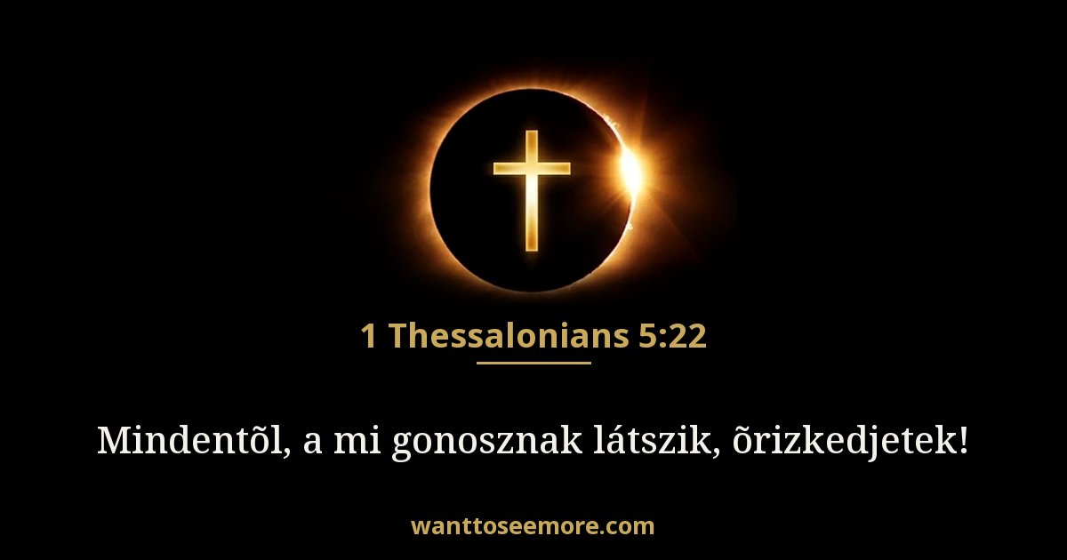 1 Thessalonians 5:22