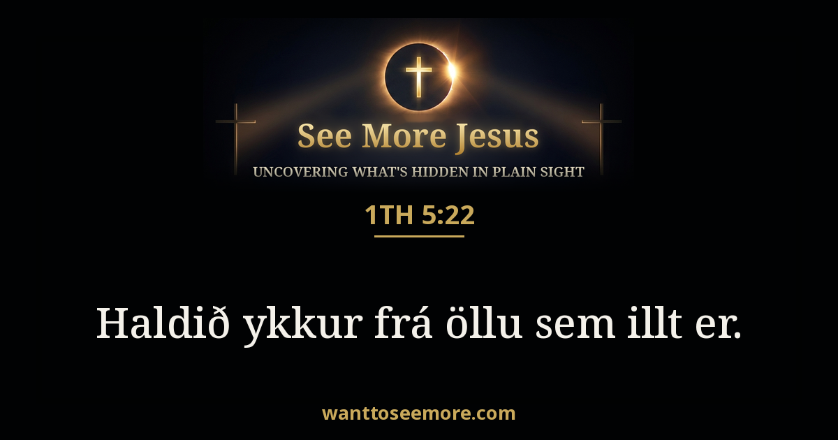 1 Thessalonians 5:22