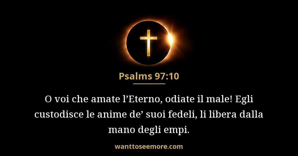 Psalms 97:10
