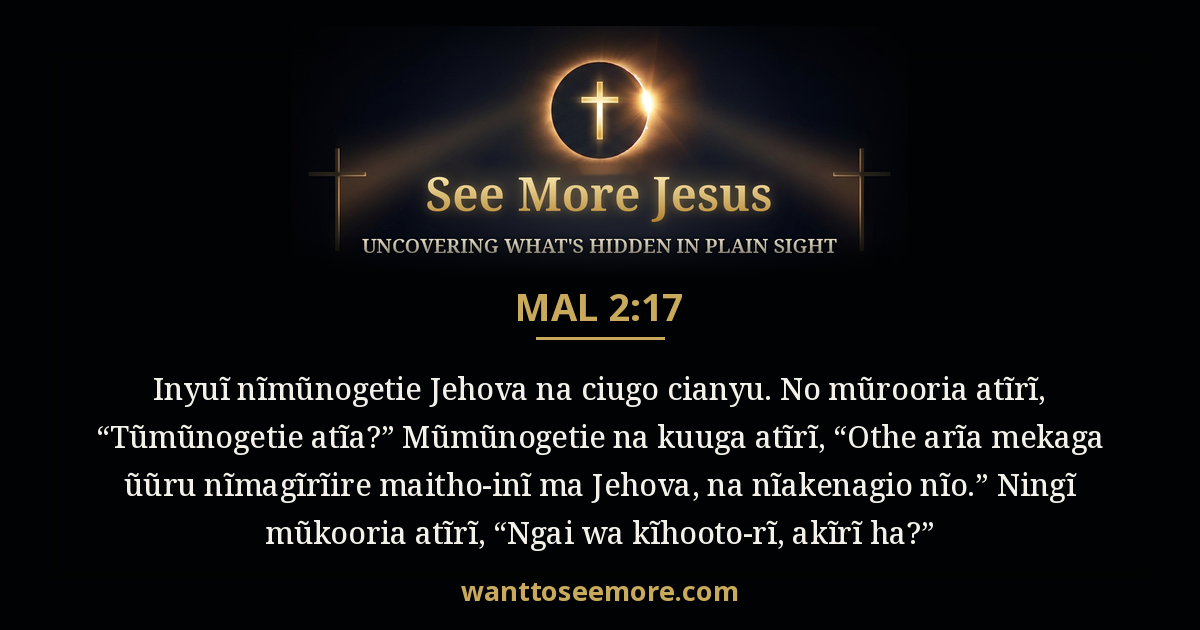 Malachi 2:17