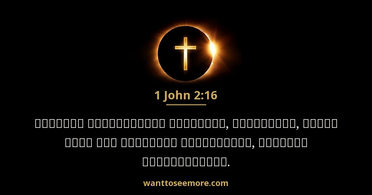 1 John 2:16