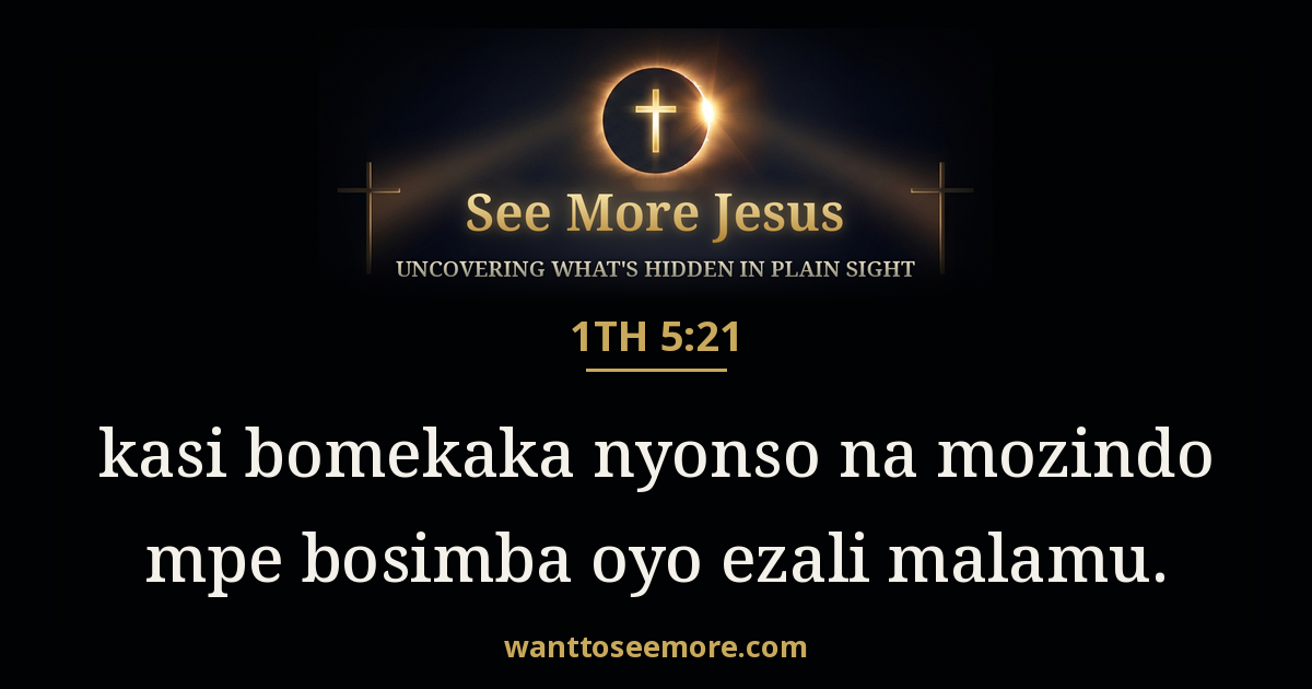 1 Thessalonians 5:21