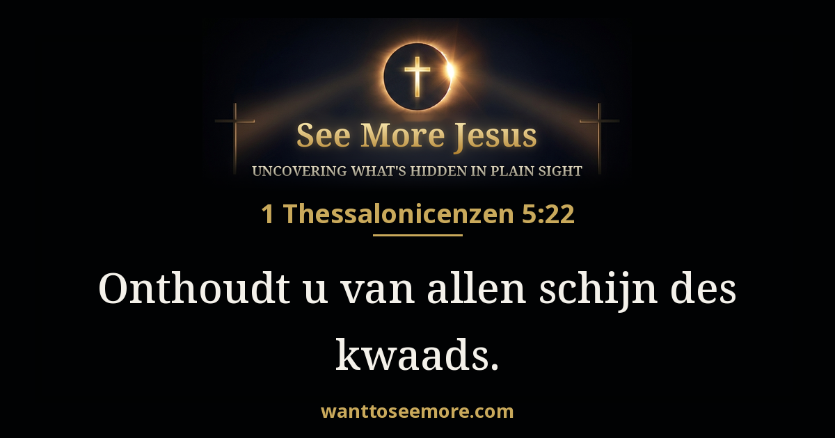 1 Thessalonians 5:22