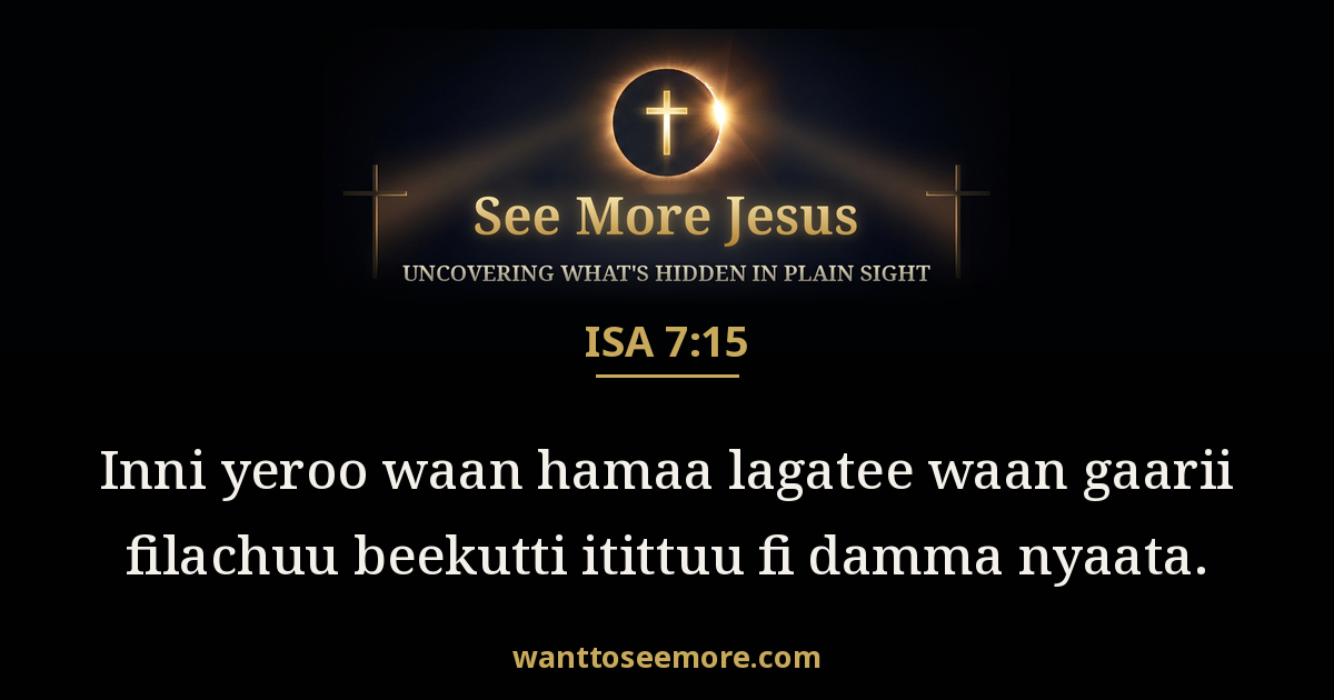 Isaiah 7:15