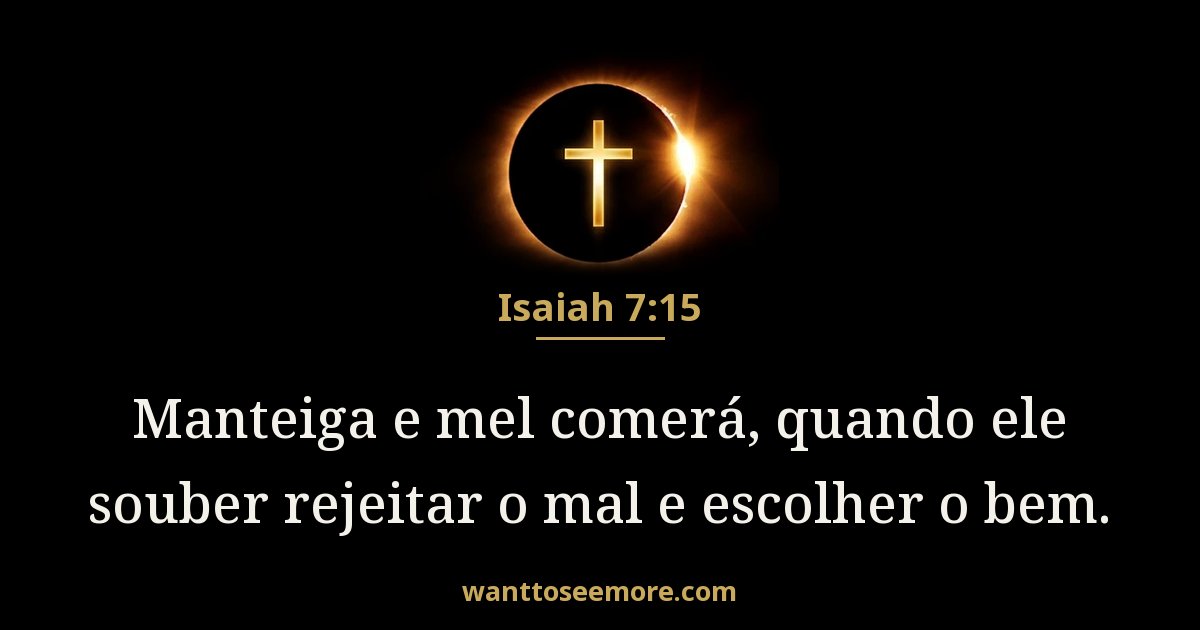 Isaiah 7:15