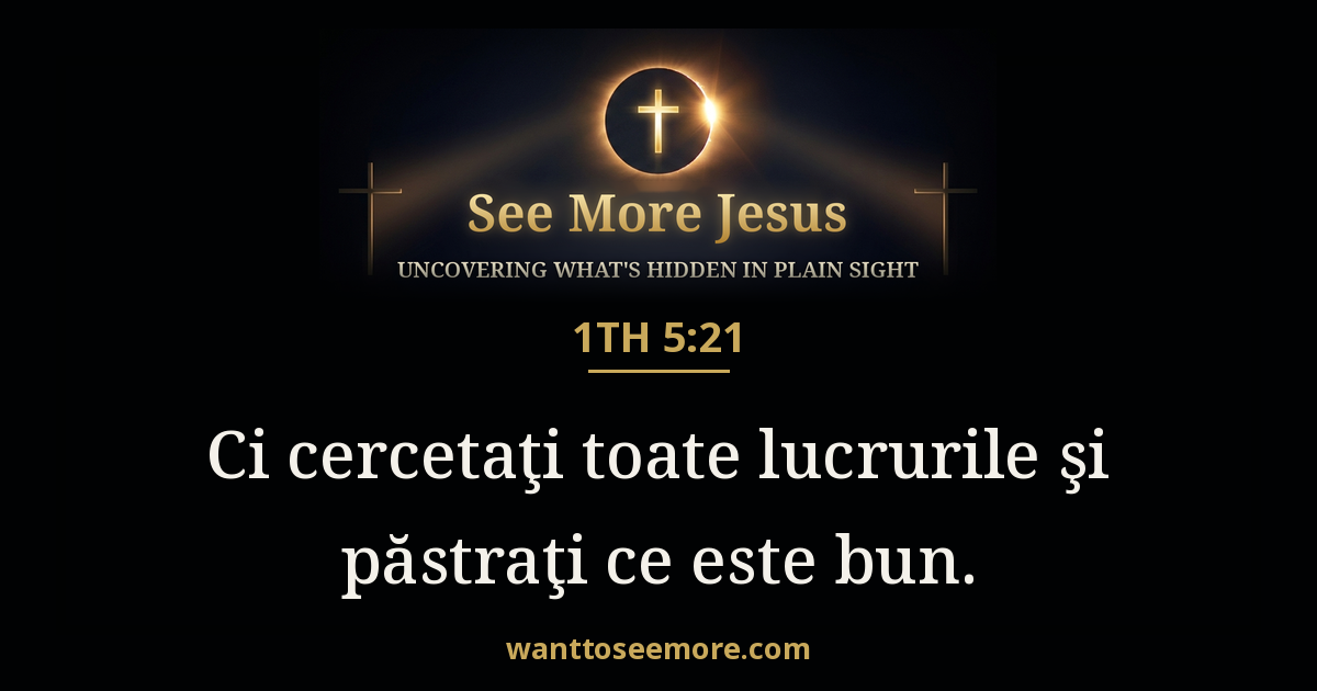 1 Thessalonians 5:21