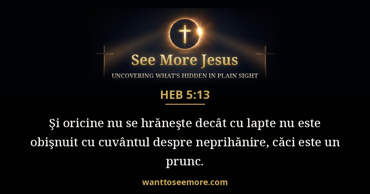 Hebrews 5:13