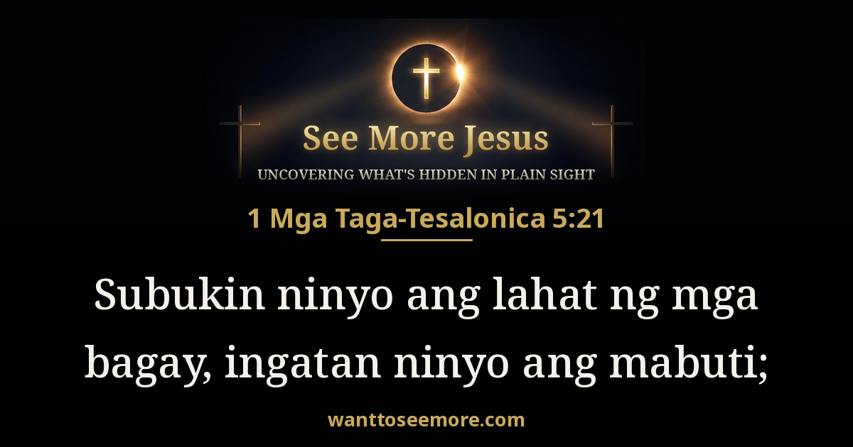 1 Thessalonians 5:21