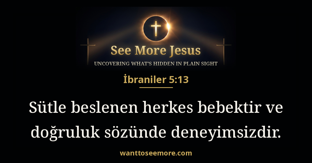 Hebrews 5:13