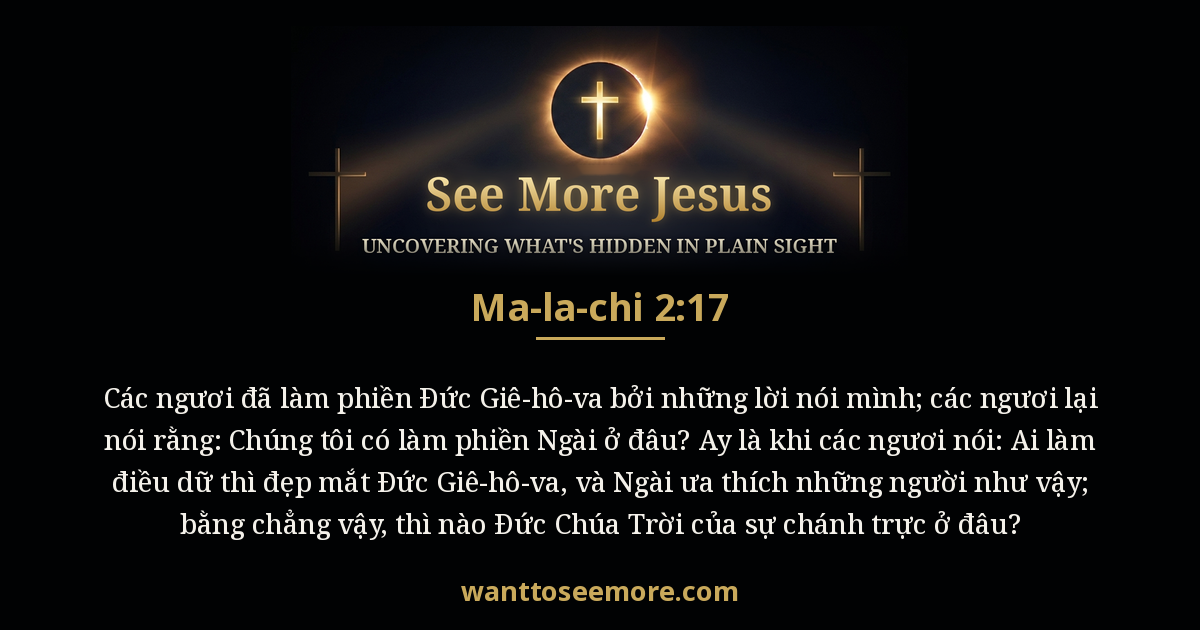 Malachi 2:17