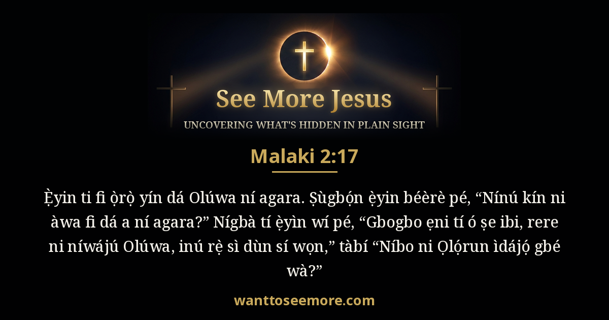 Malachi 2:17