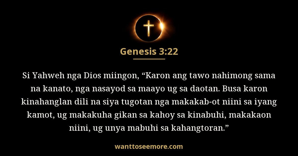 Genesis 3:22