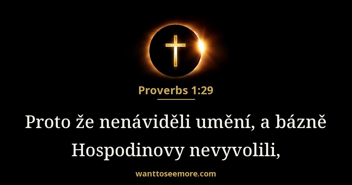 Proverbs 1:29