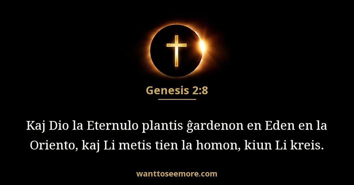 Genesis 2:8