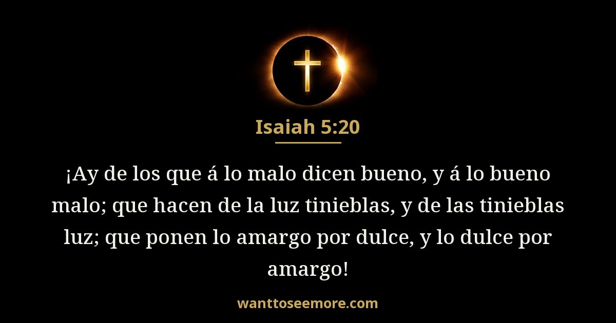 Isaiah 5:20