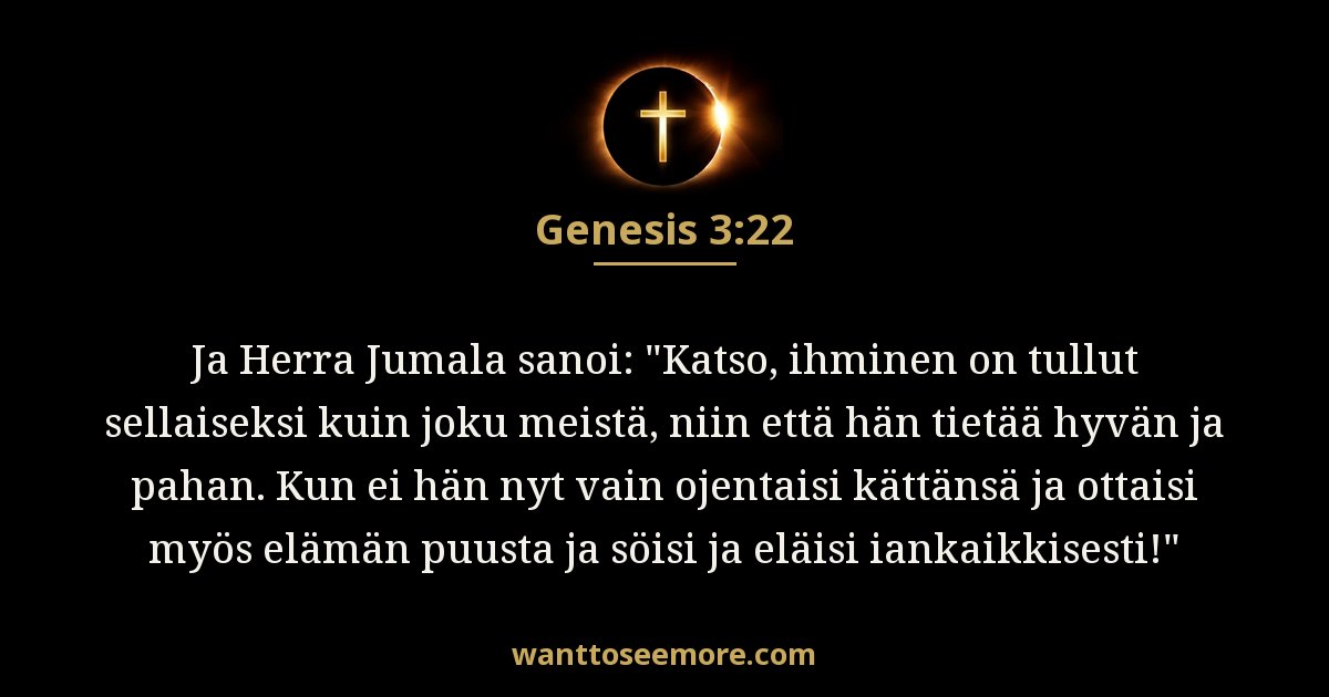 Genesis 3:22