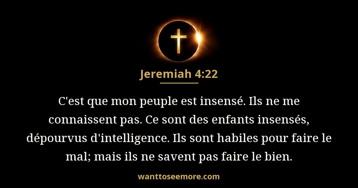 Jeremiah 4:22